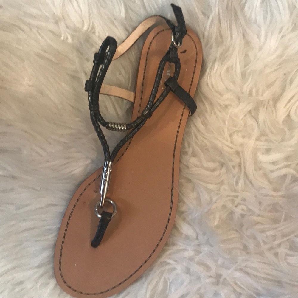 Coach silver sandals - Picture 2 of 3